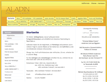 Tablet Screenshot of bauchtanz-aladin.at